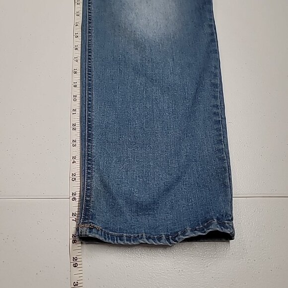 Terra & Sky TS Straight Leg Denim Jeans Womens Plus Size 22W Blue High Rise - Picture 14 of 16
